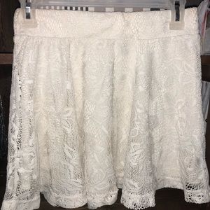 White lacy skirt